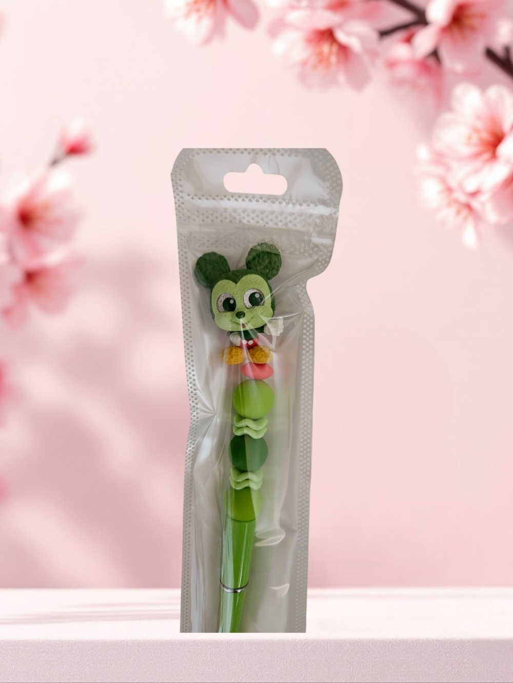 Mickey Bead Ballpoint Pen